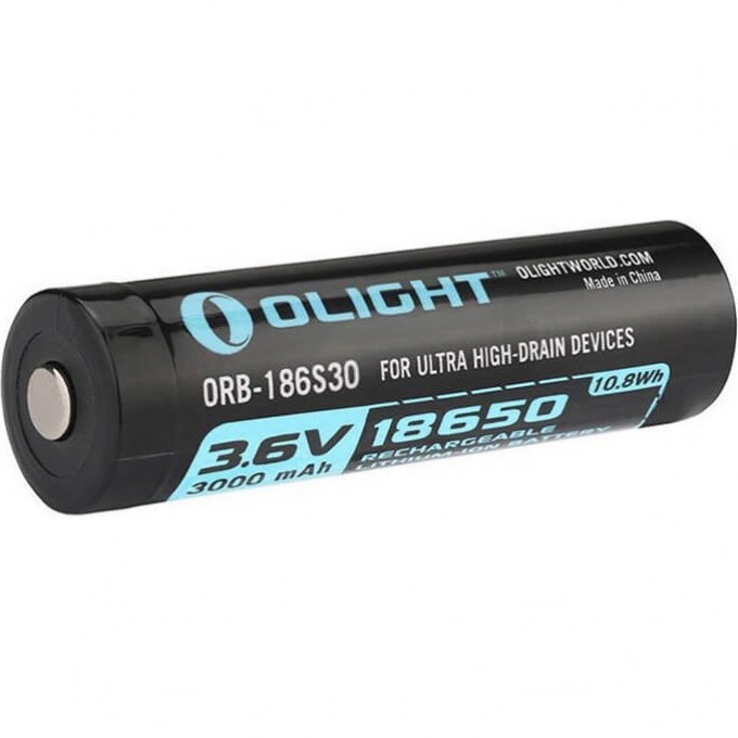 Аккумулятор Li-ion OLIGHT HDC ORB-186S30 18650 3,7 В 3000 mAh 927345
