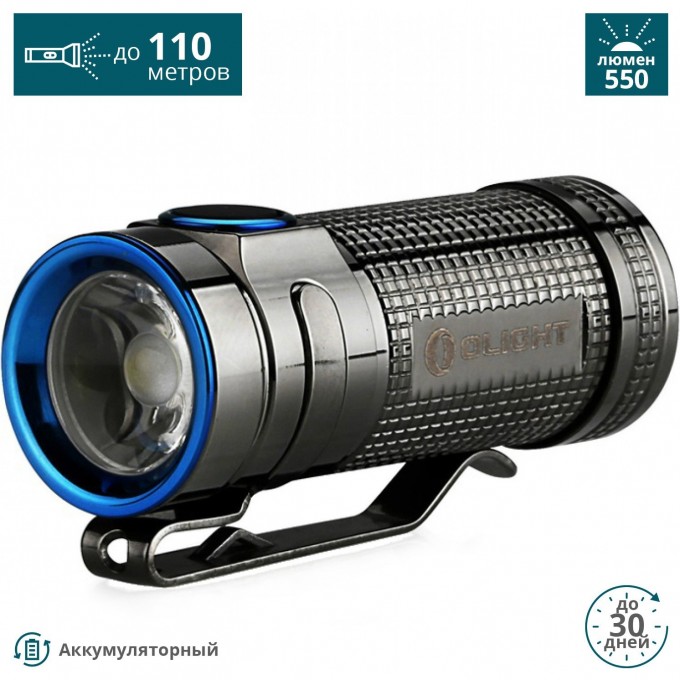 Фонарь OLIGHT S MINI SS STAINLESS STEEL СТАЛЬ 91873
