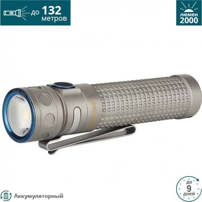 Фонарь OLIGHT Серый BATON PRO TI
